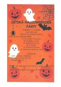 DĚTSKÁ HALLOWEENSKÁ PÁRTY