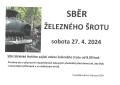 Sběr železného šrotu 27.4.2024