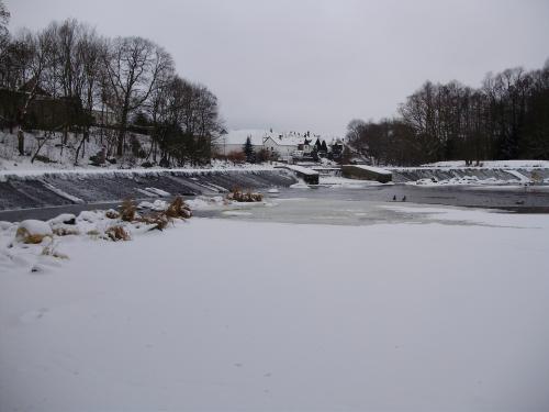 Kozlov - řeka Otava v lednu 2016