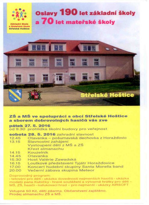 Oslavy 190 let základní školy a 70 let mateřské školy