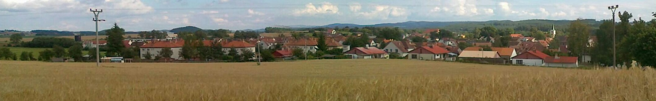 Panorama Střelské Hoštice